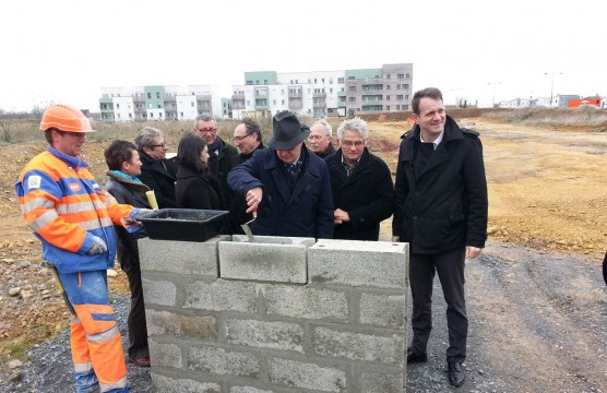 Première pierre posée à Colombelles, Ginnov